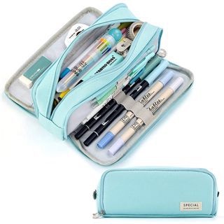 Multilayers Large Capacity Pencil Bag Aesthetic School Cases Kawaii  Stationery Holder Bag Pen Case Students School Supplies