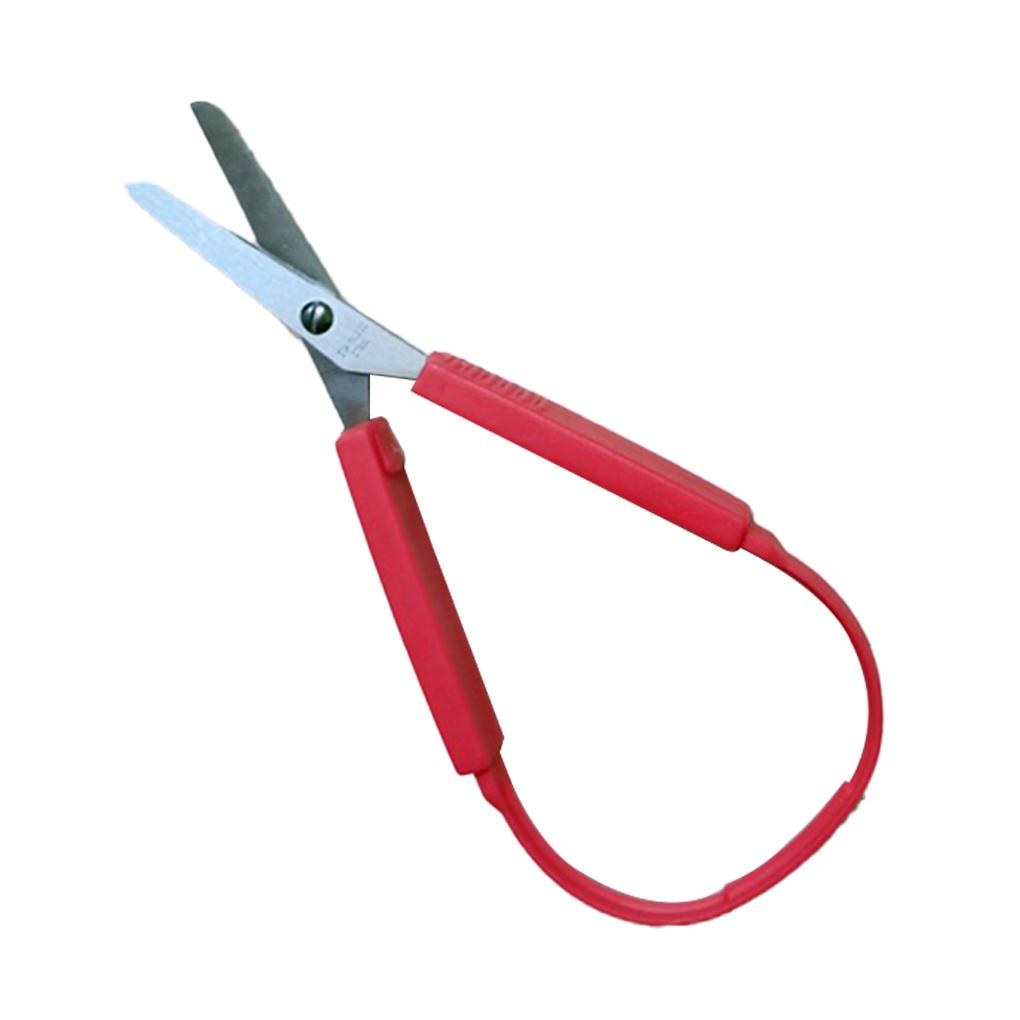 Loop Scissor Plastic Easy Open Grip Scissors Comfortable Practical ...