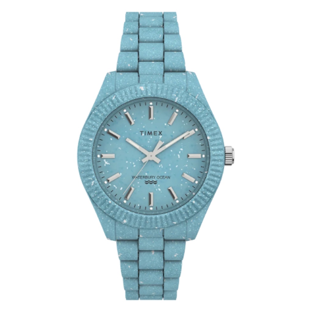 Timex Legacy Ocean 37mm Recycled Plastic Bracelet Watch