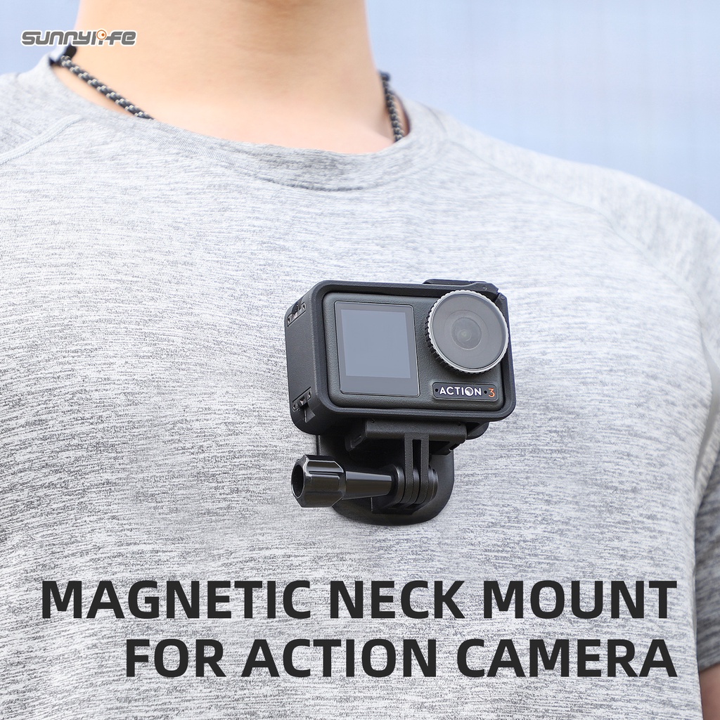Sunnylife Magnetic POV Neck Mount Action Camera Holder Chest Body Strap ...