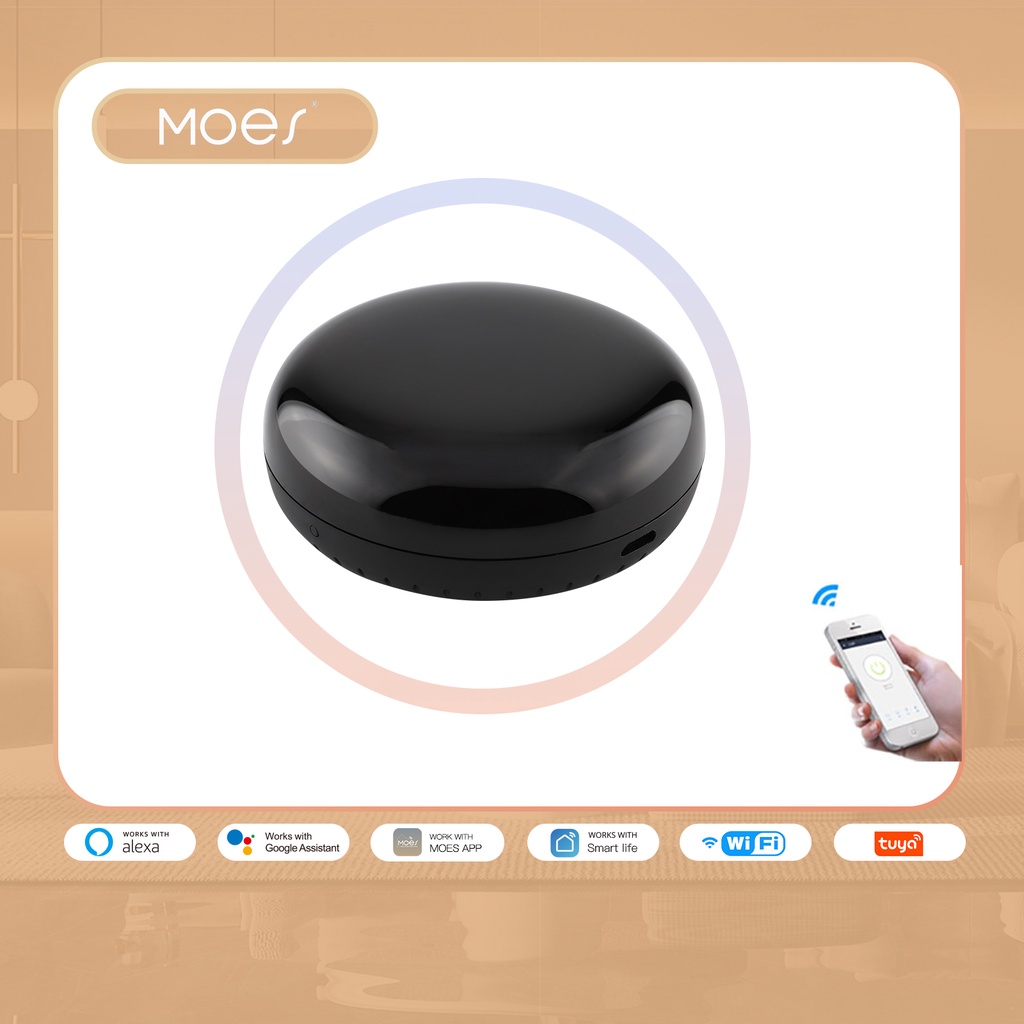 Moes Wifi Ir Control Hub Smart Home Blaster Infrared Wireless Remote Control Via Smart Life Tuya