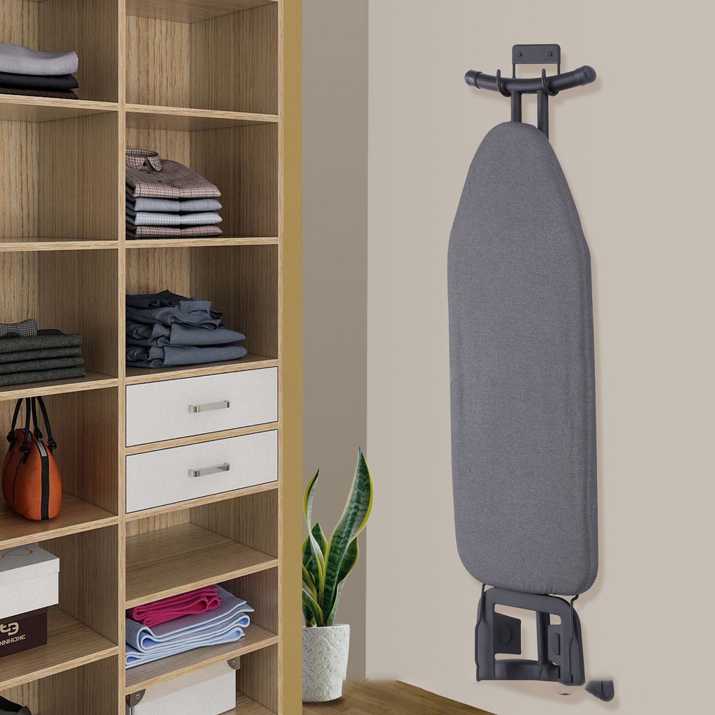 Iron Board Wall Mount Hook Space Saving Ironing Board Rack for Sink