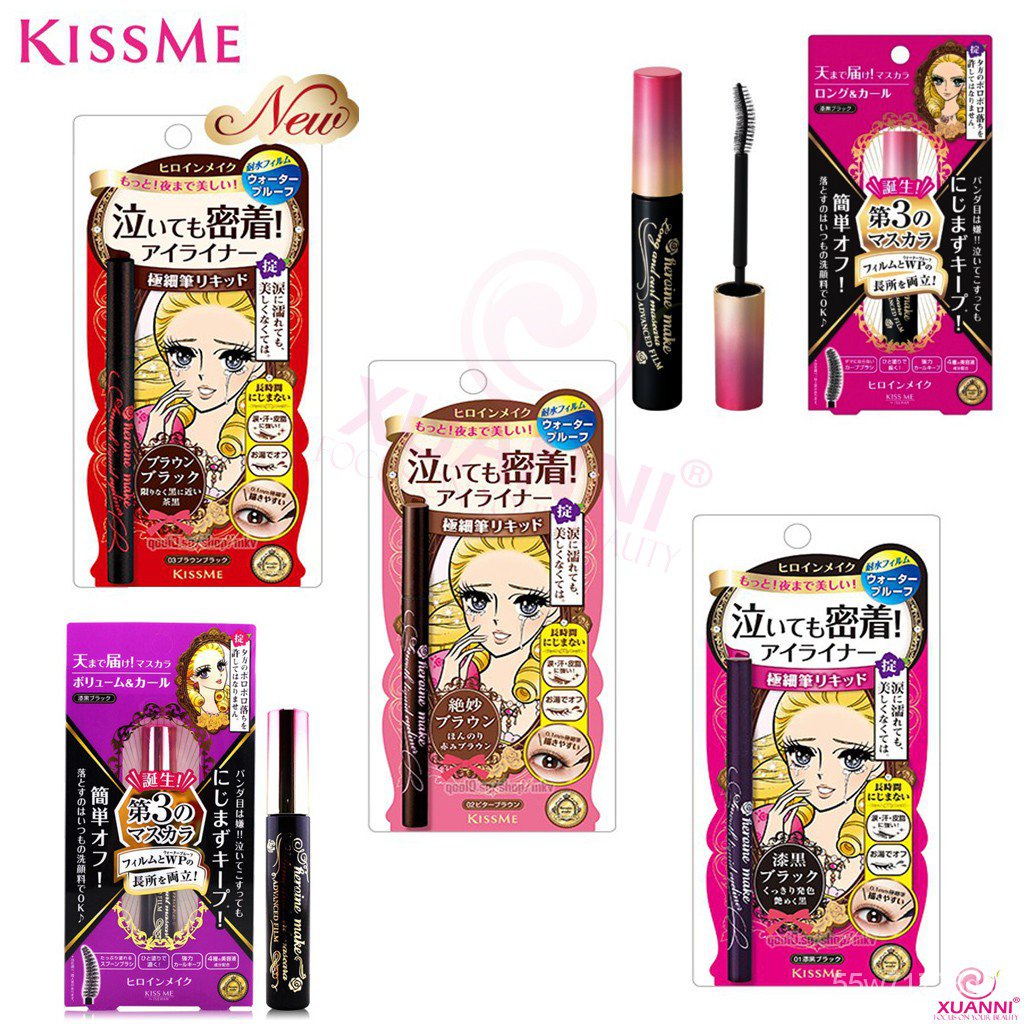 100 Original Kiss Me Heroine Make Smooth Liquid Eyeliner Super Keep JAPAN KISS ME HEROINE MAKE