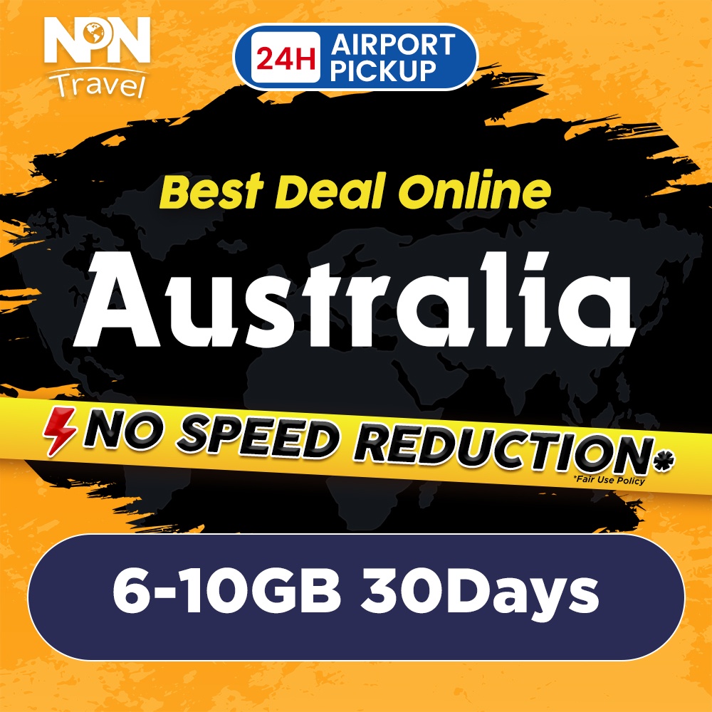 Australia SIM Card 10GB 30Days 4G Data High speed Australia Travel