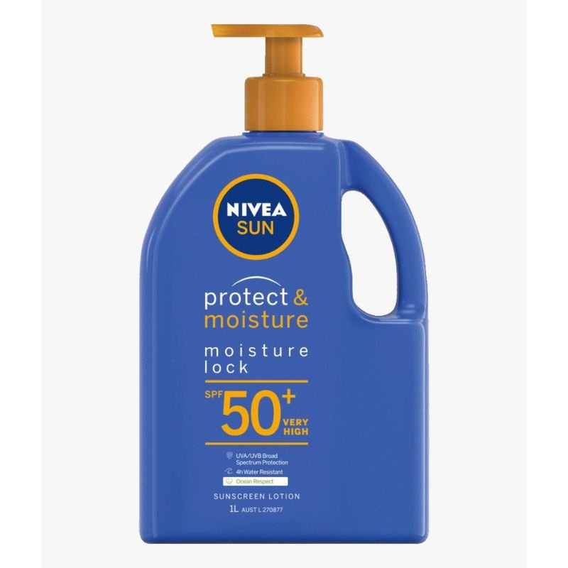 8qefkfg2_qNivea Sun SPF 50+ Protect & Moisture Sunscreen Lotion 1 Litre