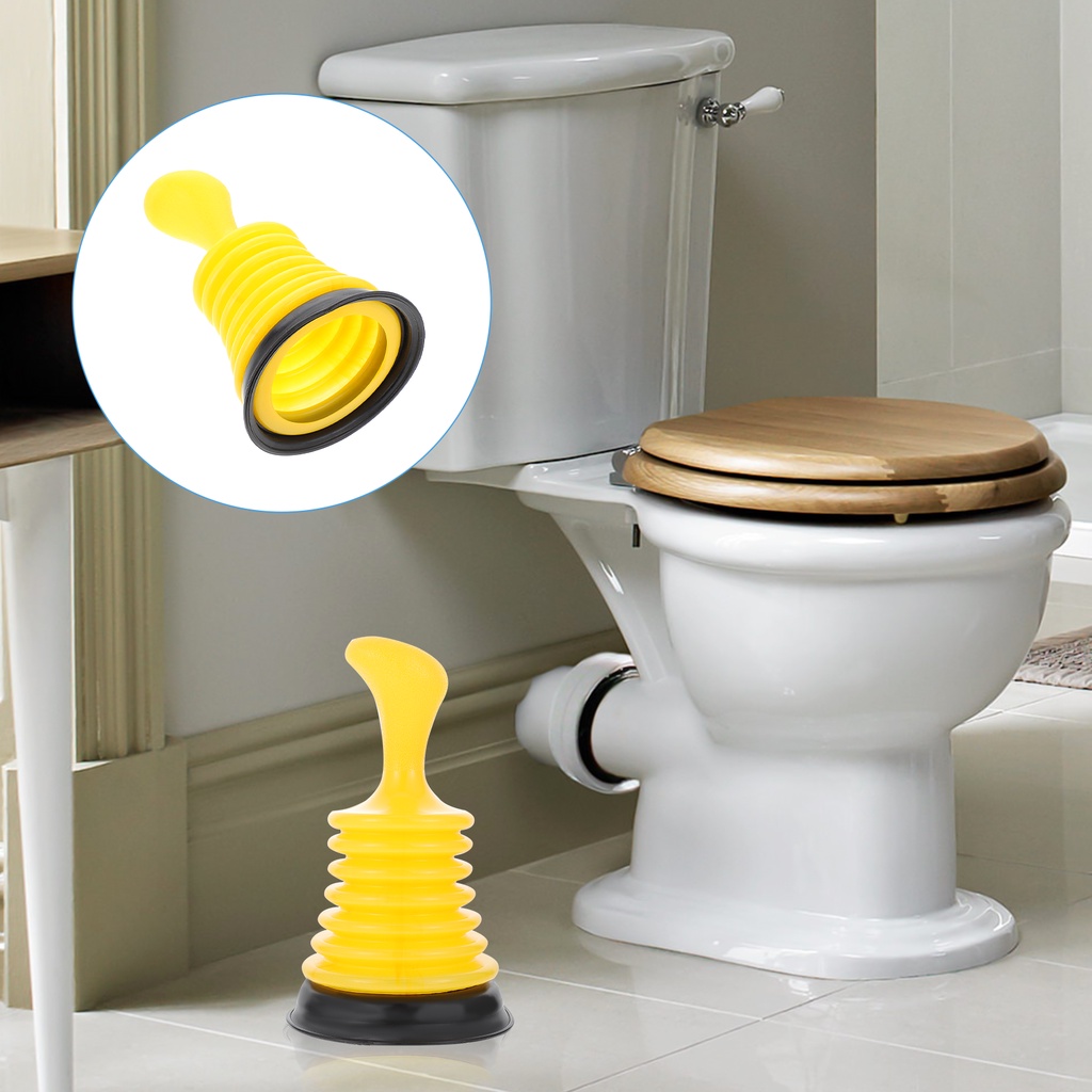 Pipe Cleaner Drain Plunger Kitchen Sink Plungers Bathroom 2 Pcs