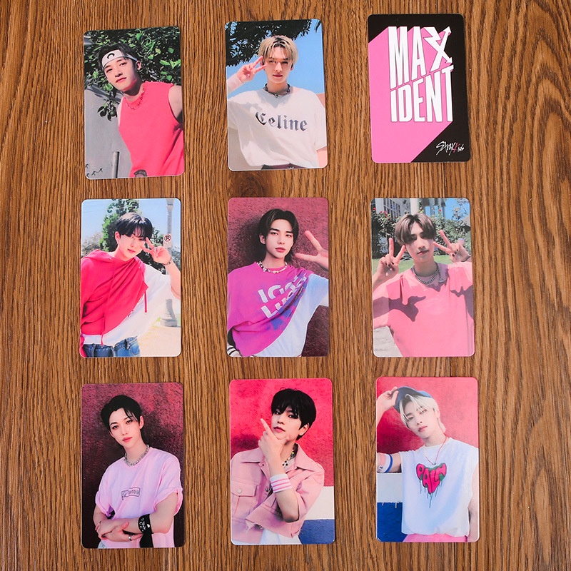 8-11pcs/set STRAY KIDS SKZ HOP Photocards MAXIDENT PC Version Lomo