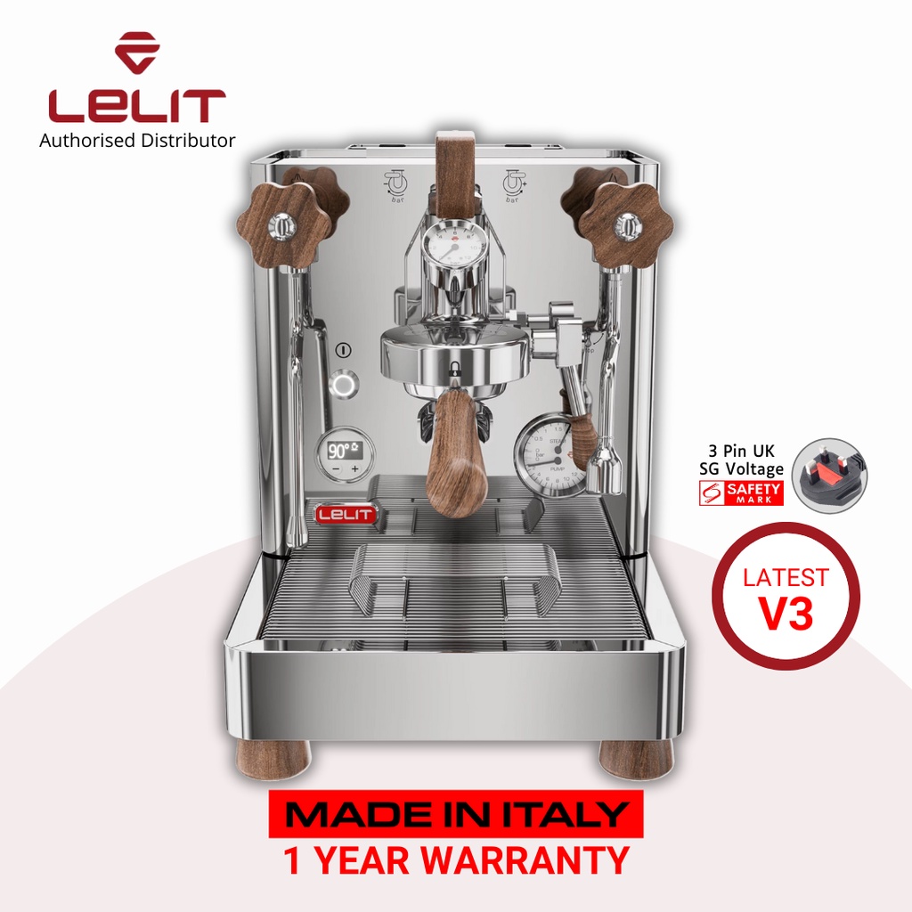 Lelit Bianca V3 PL162T, Dual Boiler Espresso Machine, E61 Group Head
