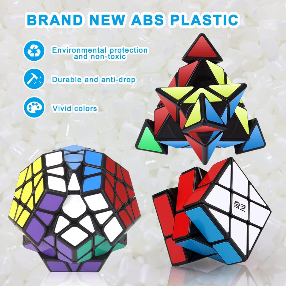 Qiyi Speed Cube 2x2 3x3 4x4 2x2x3 X-Cube Six-Spot Cube Skew Axis ...