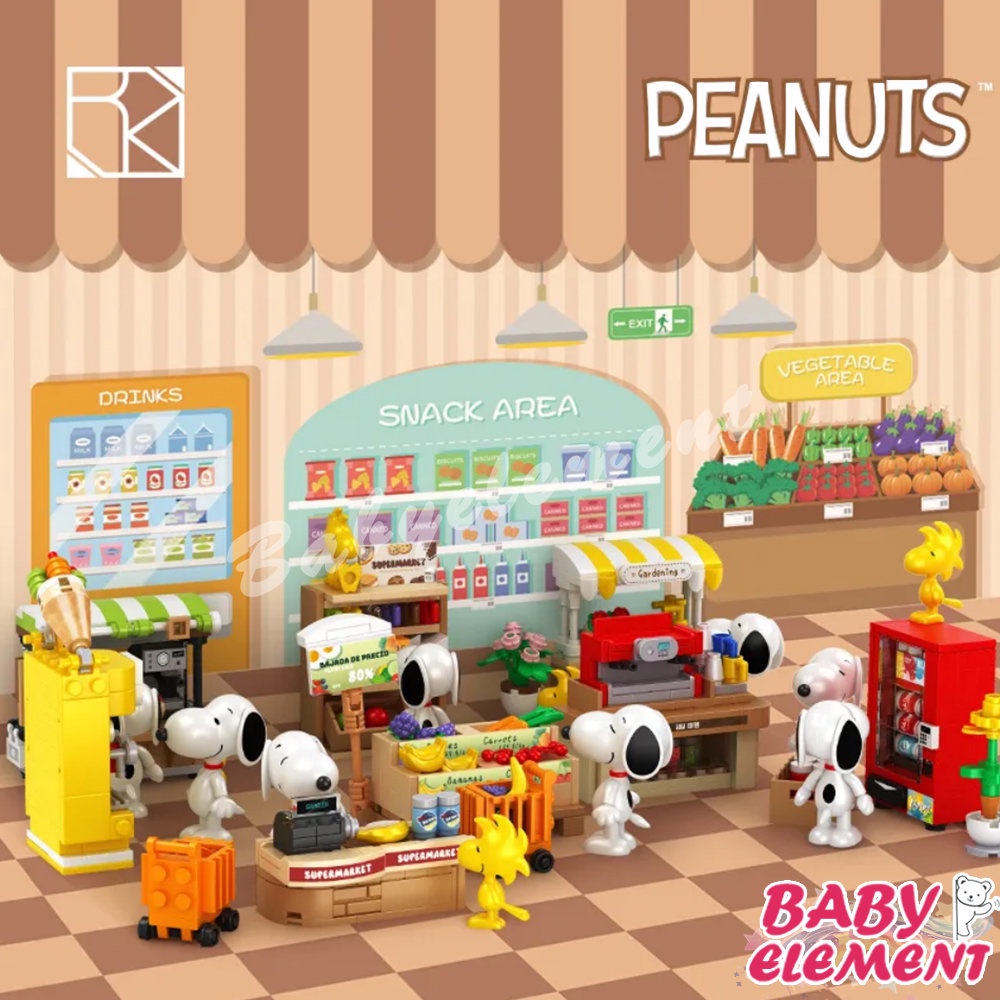 【Genuine Authorized】Snoopy supermarket Blind Box Series random*1 ...