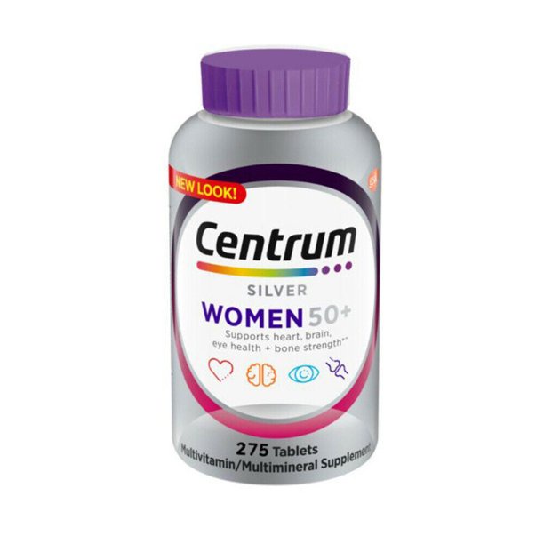 275 tablets Centrum Silver Women 50+ Multivitamin Multimineral USA ...