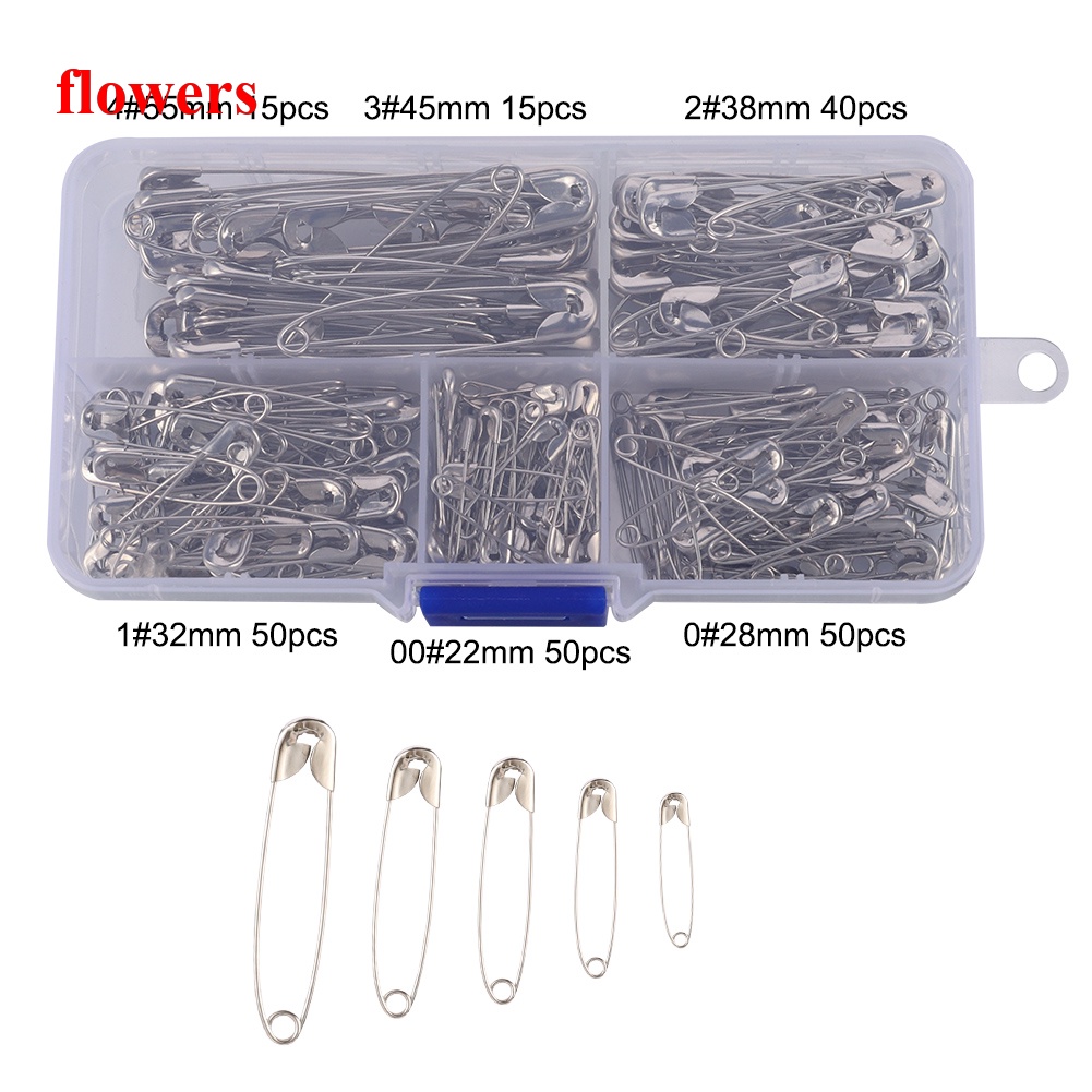 250pcs New Large Heavy Duty Stainless Steel Big Jumbo Safety Pin Blanket  Crafting