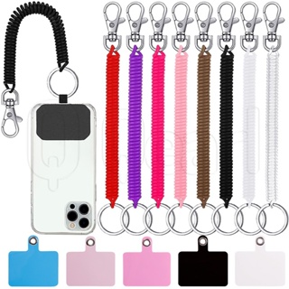 Hunting Anti-theft Telescopic Hanging Buckle Keychain Secure Rope Strap  Clamp