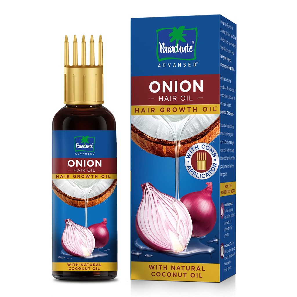 Parachute Onion Hair oil hair growth oil 200ml Shopee Singapore