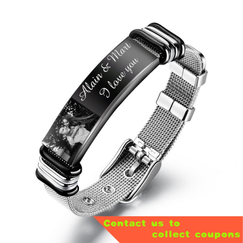 Customised bracelet hot sale for men