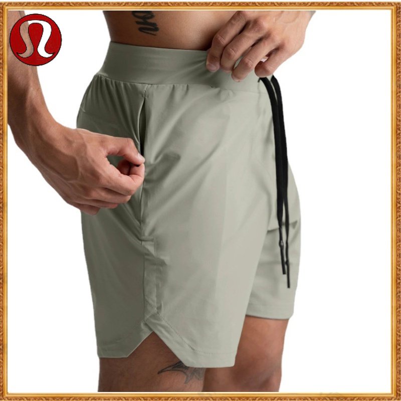 Lululemon Men's Shorts Single-Layer Woven Quick-Drying Running Fitness Sports Casual Five-Point Pants YB DK887