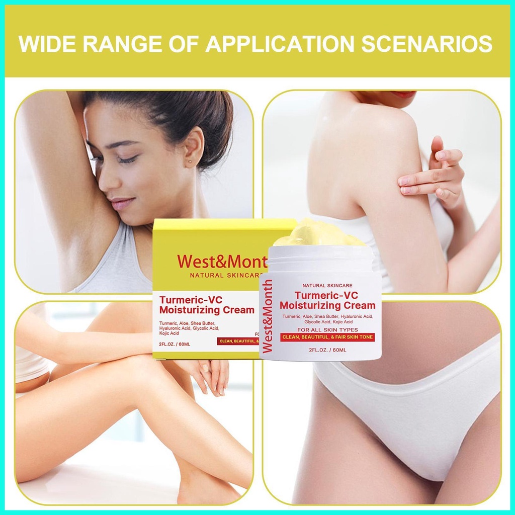 Dark Armpit Remover 60ml Turmeric Skin Lightening Cream with Vitamin C