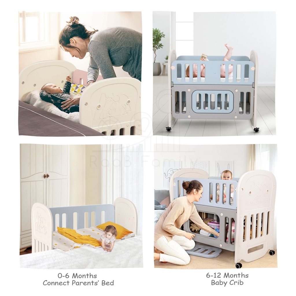 Baby bed connected to parents bed clearance