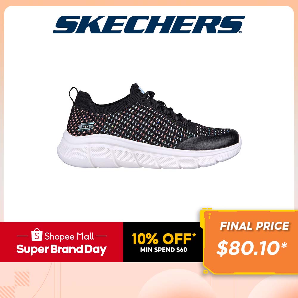 Skechers Women BOBS Sport B Flex Clean Spirit Walking Shoes 117300