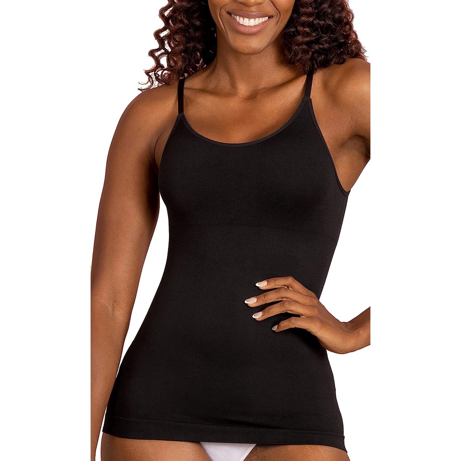 Shapermint Scoop Neck Cami - Compression Camisole for, Black, Size 4.0