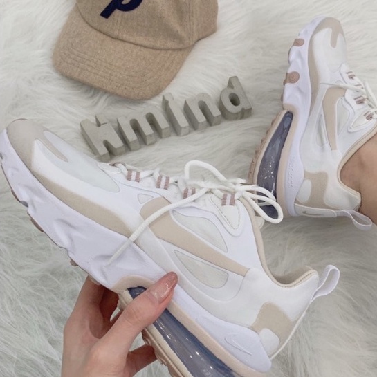 Nike Air Max 270 React Summit White Orewood Brown (Women's)