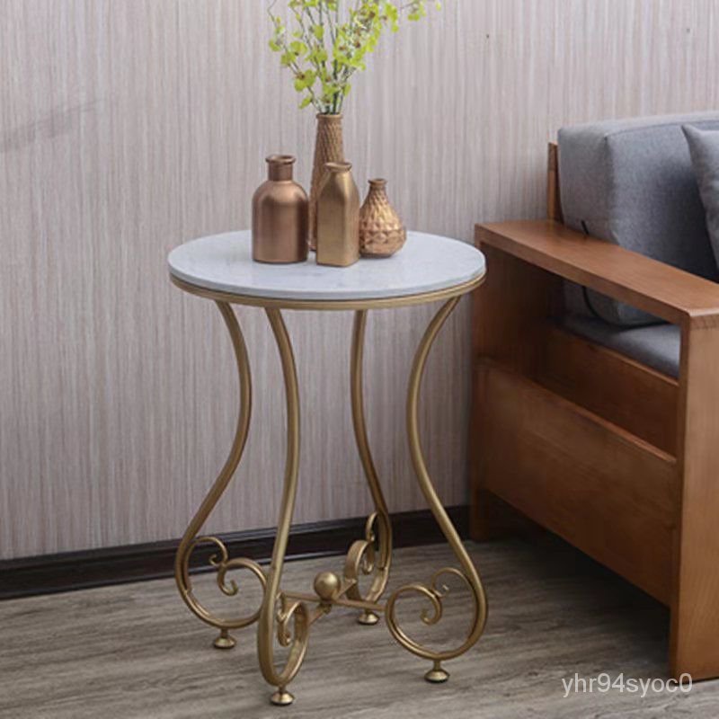 XY！Sofa Side Table Simple Modern Marble Side Table/Corner Table Living