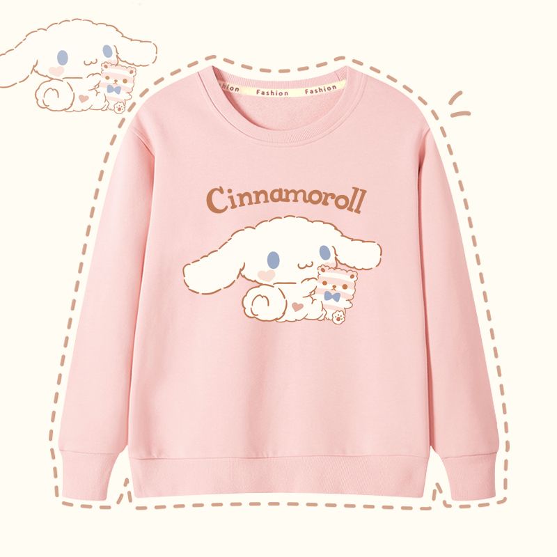 Girls'Cinnamoroll clothes shirt sweater Cinnamoroll top kids long ...