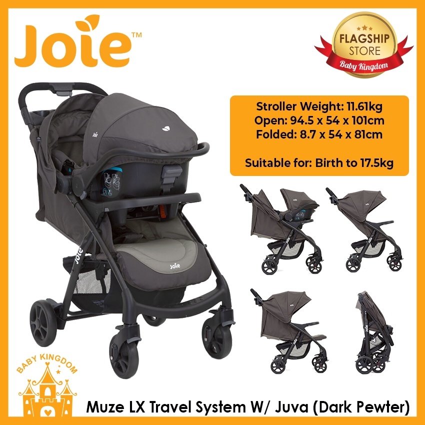 Joie Muze LX Travel System With Juva (1Year Warranty) Shopee Singapore