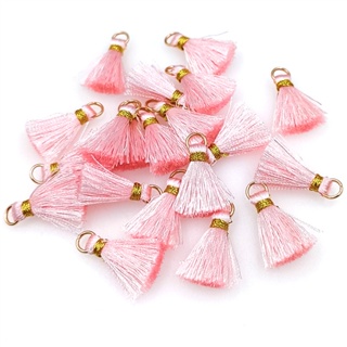 Cheap 20pcs Gold Thread Band Loops Small Tassel Fringes Jewelry