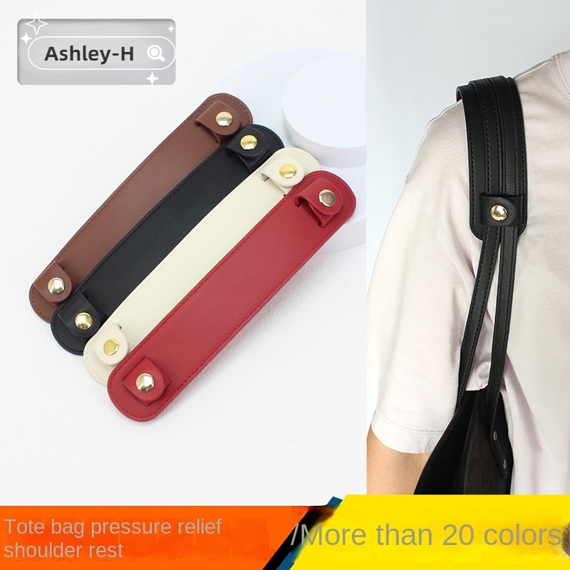 Luggage Bag Handle Wrap PU Leather Shoulder Strap Pad Grip Cover  Decompression Shoulder Rest Bag Chain