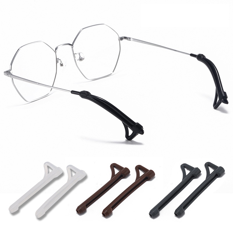 Glasses legs silicone non-slip sleeve ear hook ear support glasses leg ...