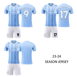 Manchester City Jersey Custom Home DE BRUYNE #17 Soccer Jersey 2022/23