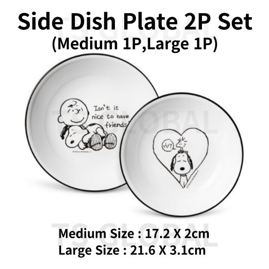 CORELLE PEANUTS Snoopy&Charlie Edition Korean Type Dinnerware