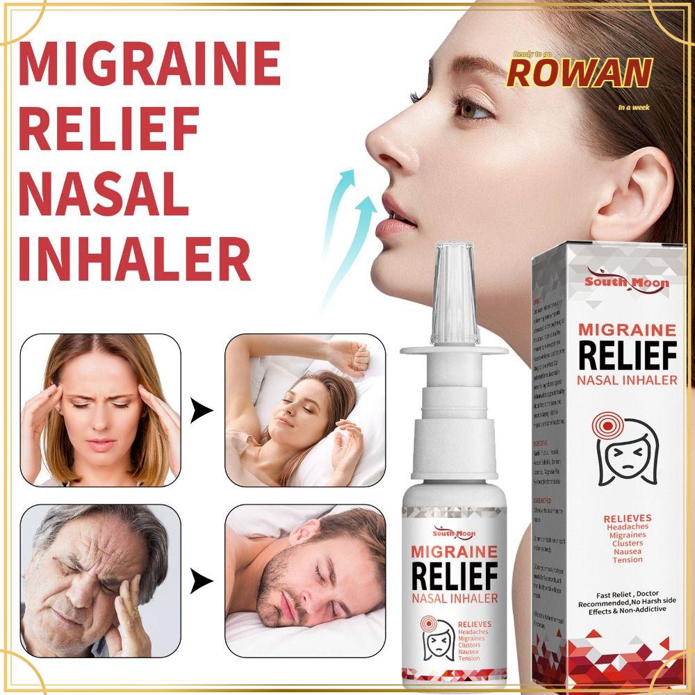 ROWANS Migraine Relief Nasal Inhaler, 30ml Headache Relief Nasal ...