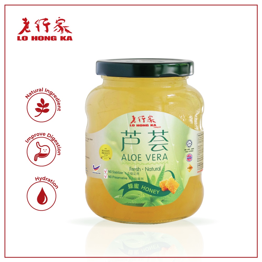Lo Hong Ka Aloe Vera Honey 350g Shopee Singapore