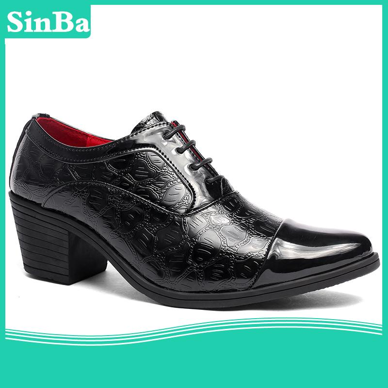 Men dress shoes hot sale with heel