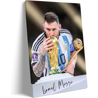 Qatar 2022 World Cup Argentina Lionel Messi Soccer Poster 12x18