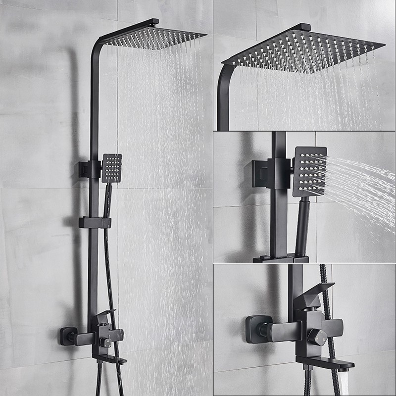 {SG Stock}3 in 1 High Pressure Rain Shower System Rainfall Shower Head ...