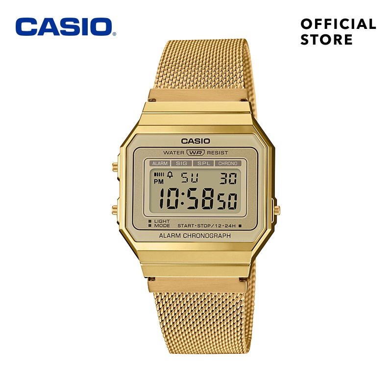 Casio gold digital watch on sale mens