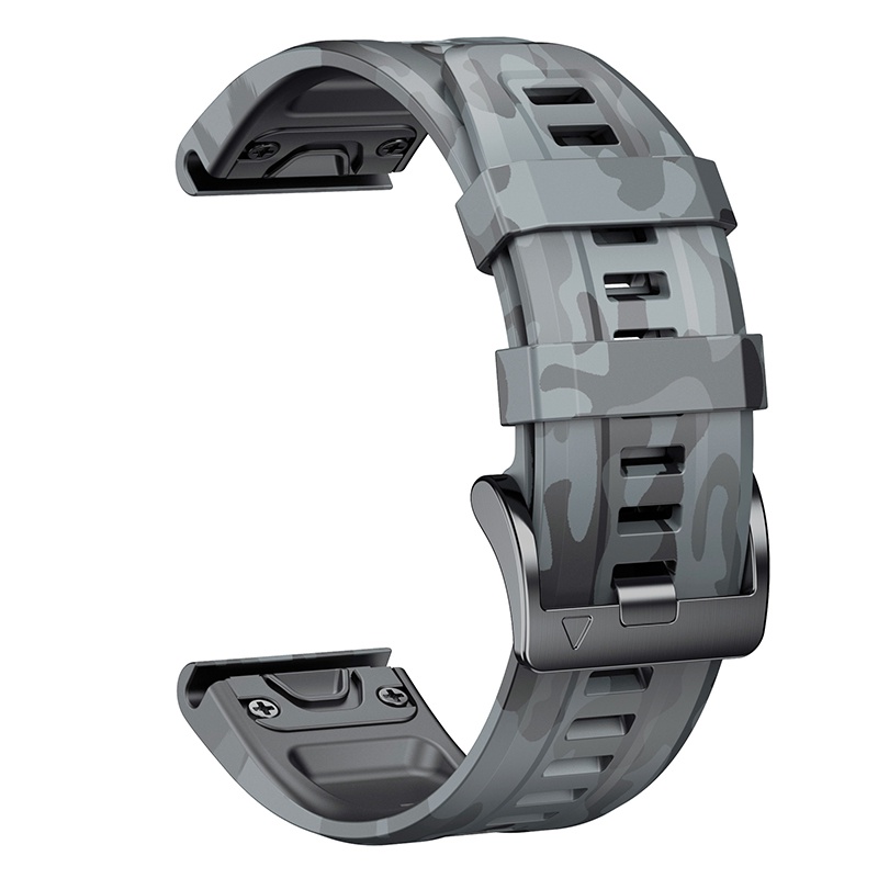 Garmin Fenix 7X Strap Fenix 6X Fenix 6 Pro Fenix 5X Band Forerunner 935 945 Approach s60 s62 Quick Release strap series Camouflage Silicone Watchband