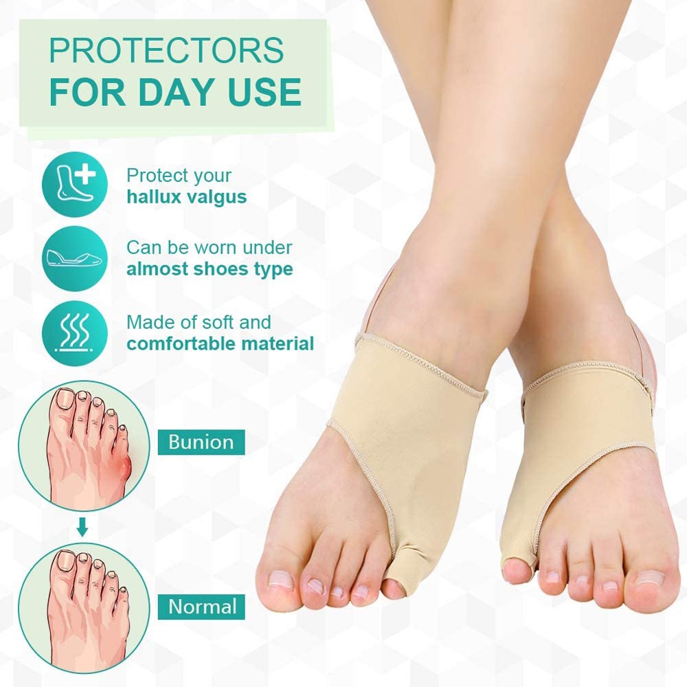 1Pair Tailor Bunion Corrector Pads Splint for Bunion Pinky Toe Relief