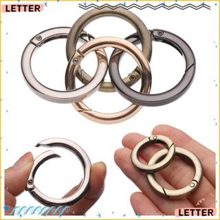 4pcs Gold Spring O Rings, Metal Keychain Ring Round Carabiner Clips for  Replacement Purse Ring Hardware, Keyrings Buckles, Paracord Keychain  Lanyard, Home Car Keyrings Attachment
