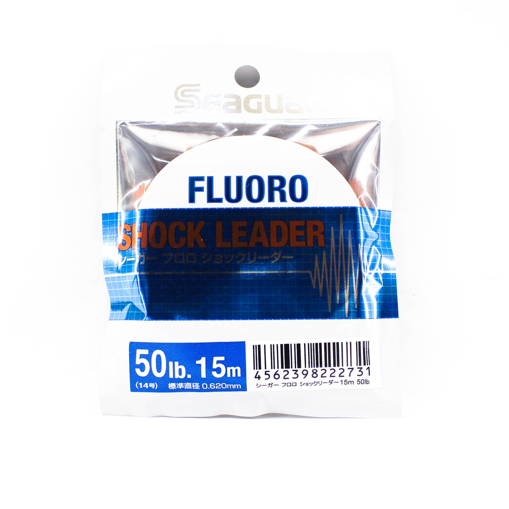 Seaguar Fluorocarbon F Shock Leader Line 15m Size 14 - 50lb - 0.62