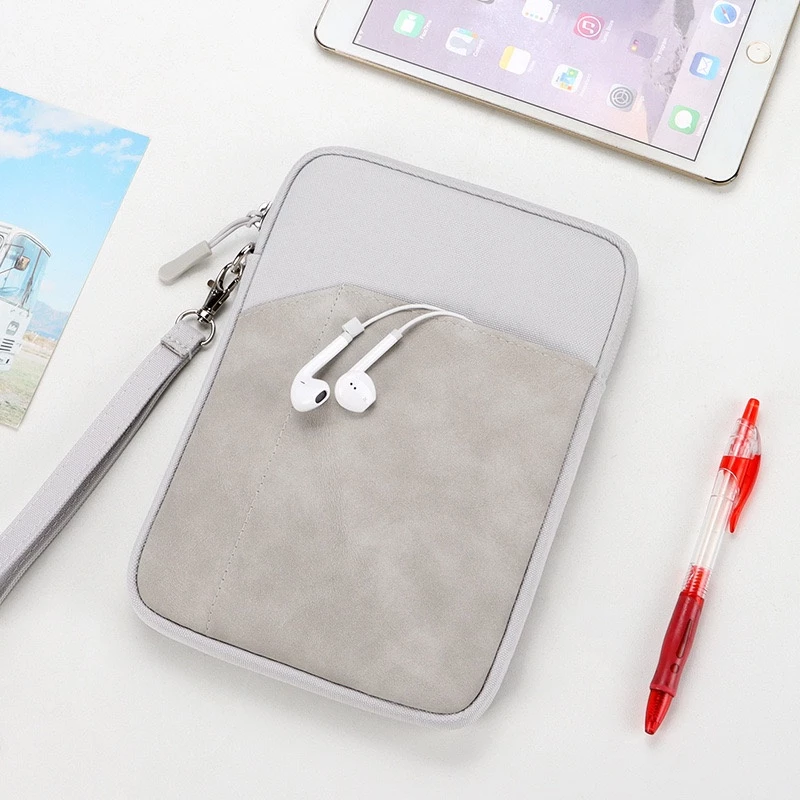 Tas Sleeve Ipad Bahan Leather Premium Soft Feel For Ipad Tablet Gen 6-10 Air Pro 11" Samsung S6 Lite A7 A8 Xiaomi Pad 5 6 Redmi 10.6 Huawei - Gambar 2