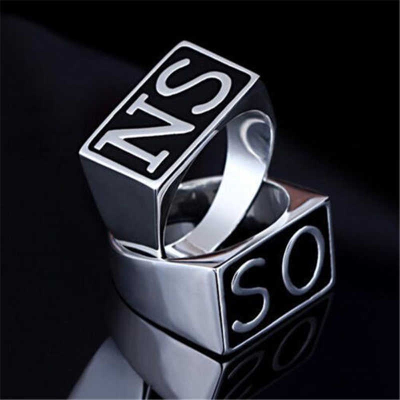 2 pcs Sons of Anarchy TV SOA Cosplay SONS Rings SO NS Silver Golden ...