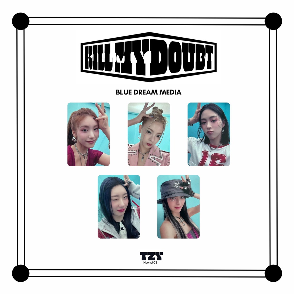 5pcs Set Itzy Kill My Doubt New Album Photocards Special Edition Lomo