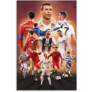 Lionel Messi and Cristiano Ronaldo Play Chess, Poster or Canvas, Soccer  Wall Art, Football Legends