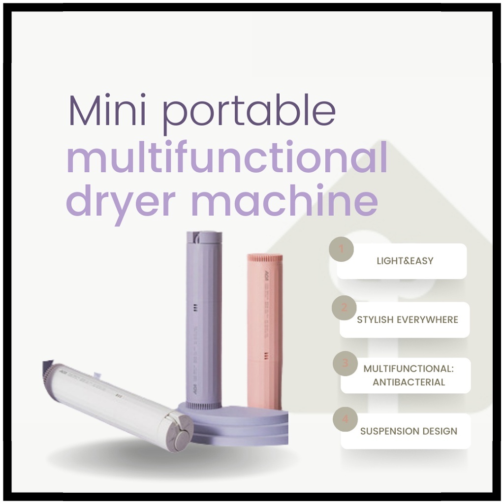 ACA Clothes Dryer Multifunction Portable Clothes Dryer Household