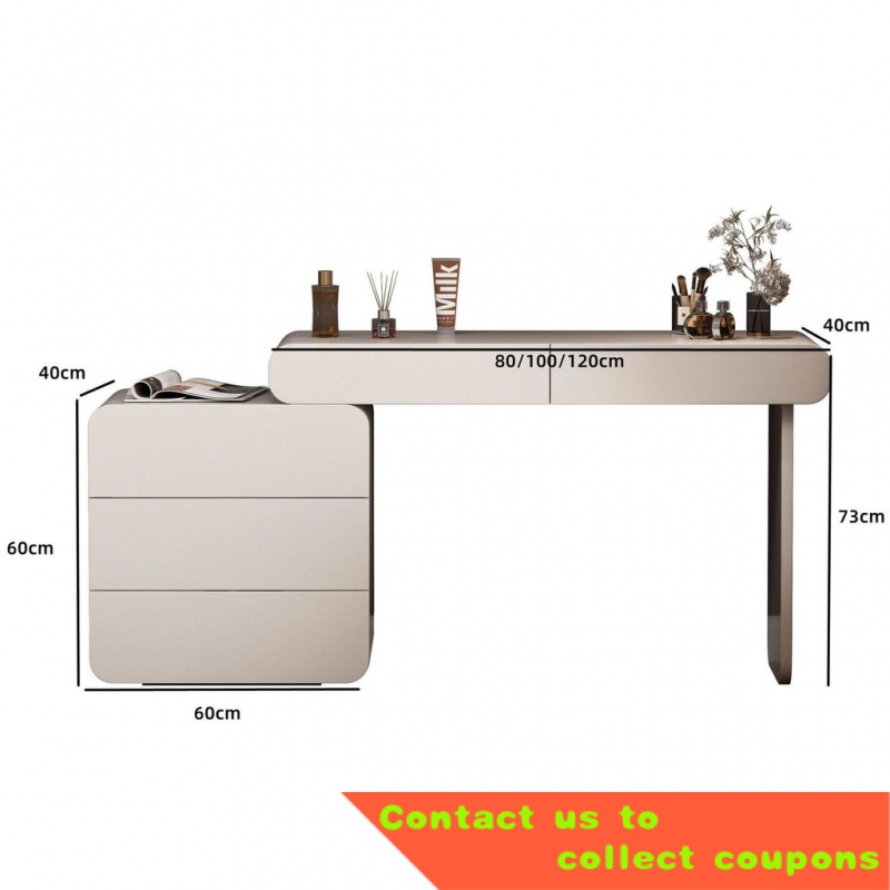 Light Luxury Dressing Table Storage Integrated Retractable