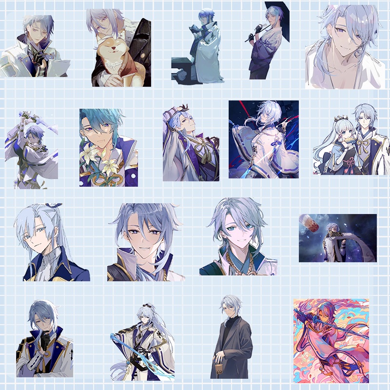 120pcs/set Kamisato Ayato Genshin Impact 原神Project Non repeating ...
